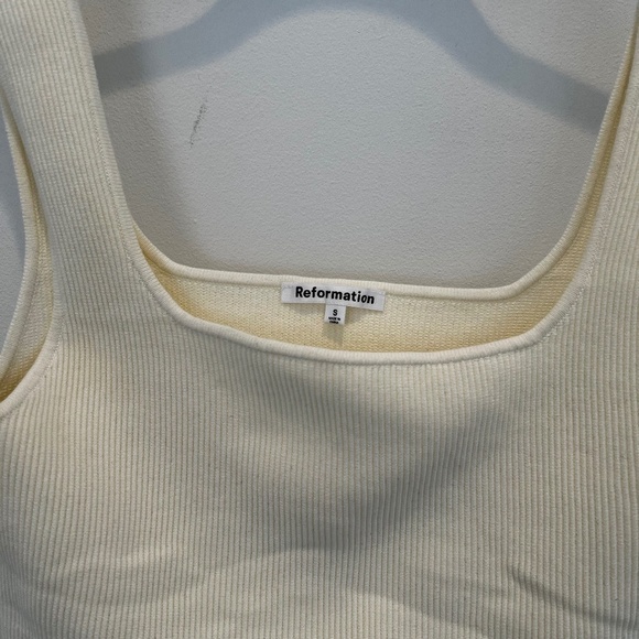 Reformation Julia Ribbed Sweater Tank – Size Small - Picture 5 of 5